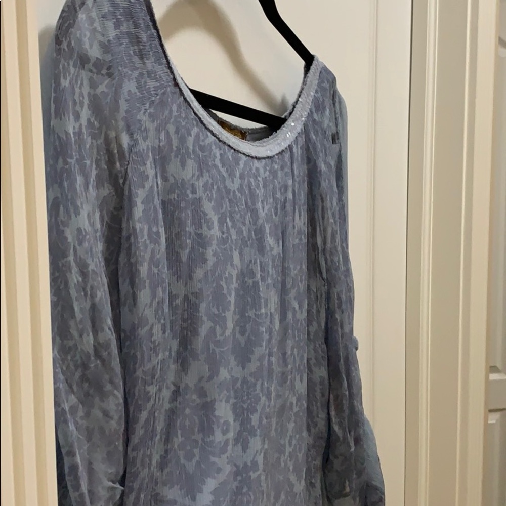 BOGO Italian Silk peasant style blouse